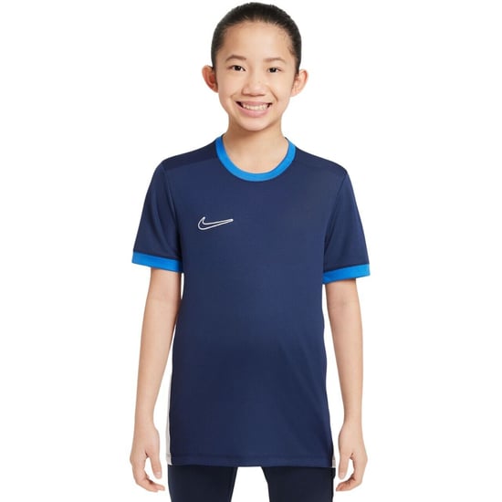 Nike Boys / Girls T Shirt Academy 25 Junior Top Navy FZ9758 - Image 2