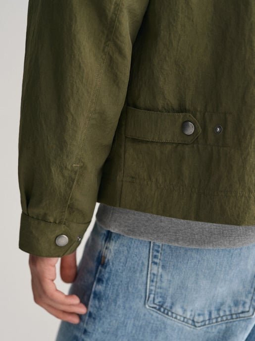 Mens Dull Pistacchio Nylon Jacket - Image 3