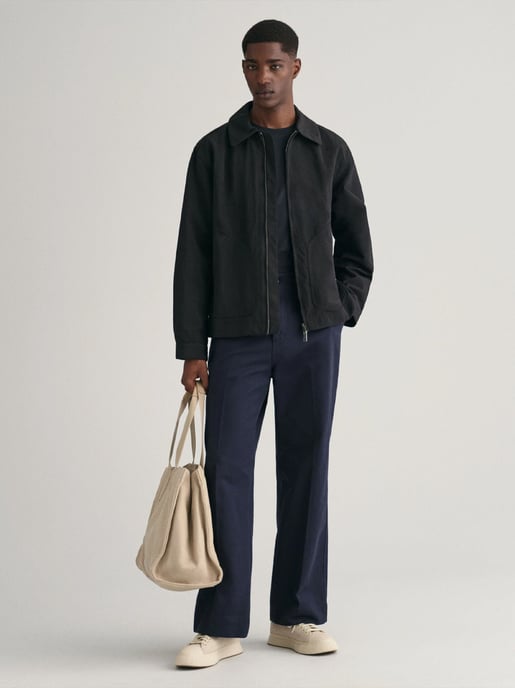 Mens Bony Black Nylon Jacket - Image 3