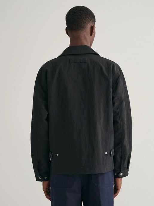 Mens Bony Black Nylon Jacket - Image 4
