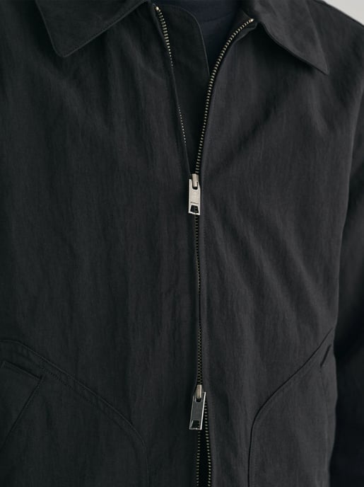 Mens Bony Black Nylon Jacket - Image 5