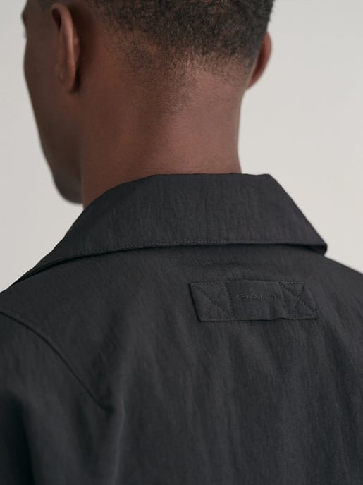 Mens Bony Black Nylon Jacket - Image 6