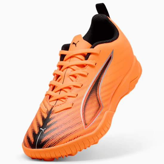 PUMA BOYS / GIRLS ULTRA 6 PLAY TT ASTRO TURF FOOTBALL TRAINERS BOOTS 108544 - Image 4