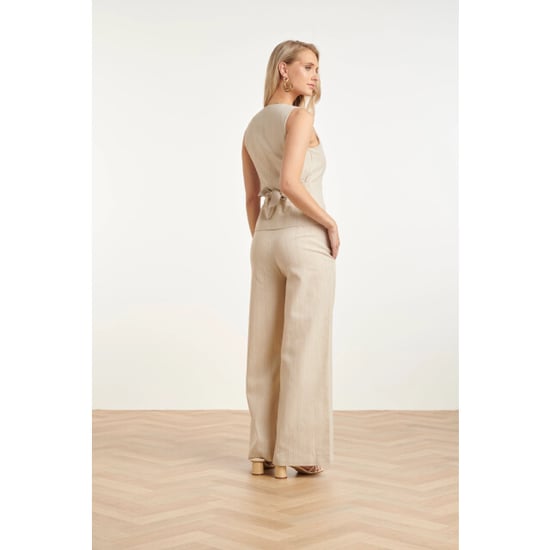 Smashed Lemon Klassiek gilet met glitterdetail | - Image 6