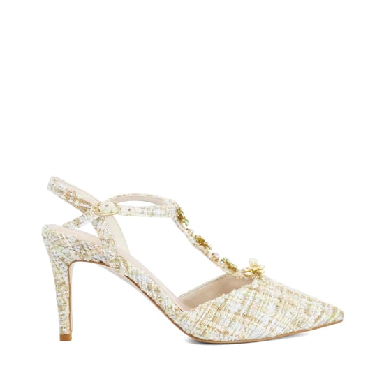 Dune Ladies Cornelia - Boucle T-Bar Embellished Open Courts - Image 2