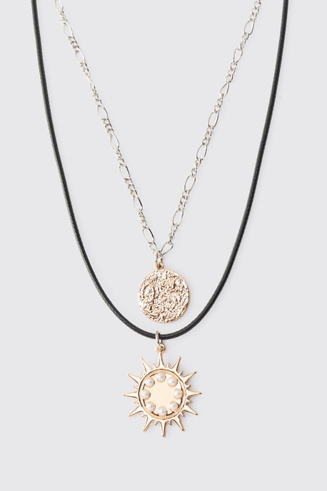 Sun Layered Necklace - Image 2