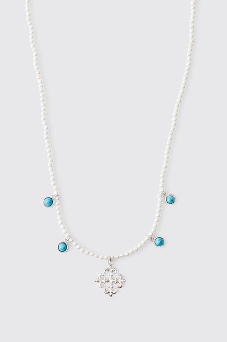 Gem and Cross Necklace - Image 2