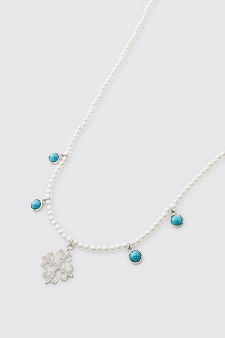 Gem and Cross Necklace - Image 3