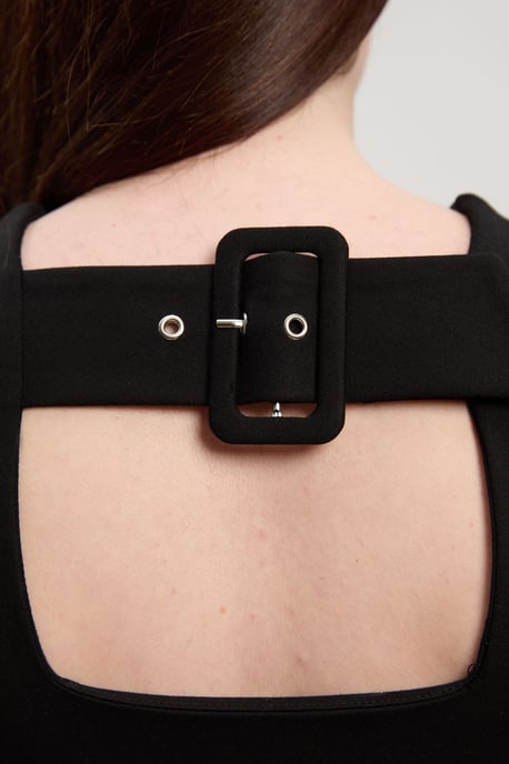Ponte Buckle Back Detail Bodysuit - Image 2