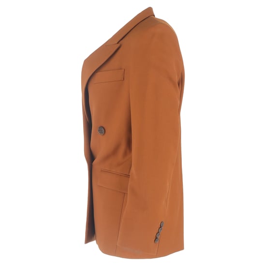 Acne Studios double-breasted blazer met zakken in bruin polyester - Image 2