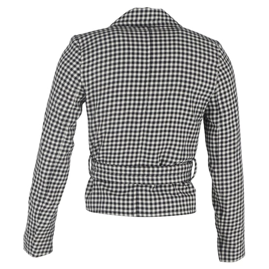 MCQ av Alexander McQueen Ginghamkavaj i svart och vit bomull - Image 3