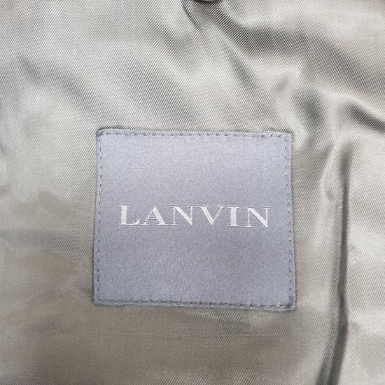 Lanvin Kavaj i Marinblå Bomull - Image 3