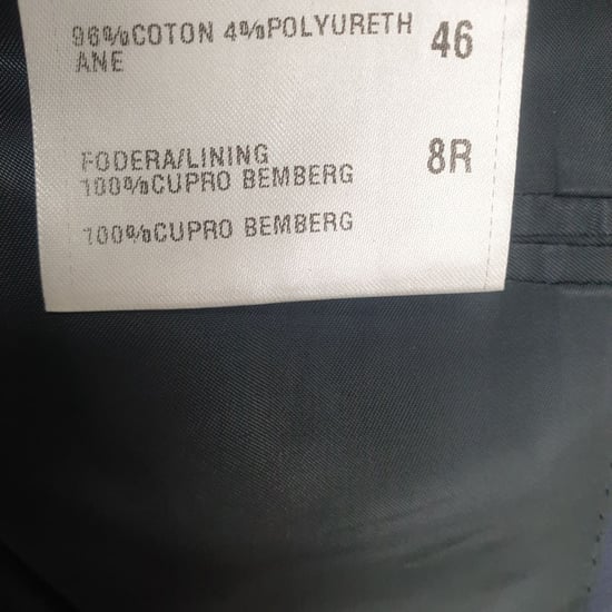 Lanvin Kavaj i Marinblå Bomull - Image 5