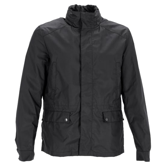 Prada Parka Jacket with Pockets in Black Polyamide - Image 1