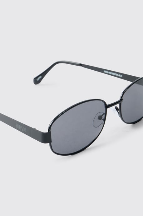 Man Round Metal Sunglasses - Image 3