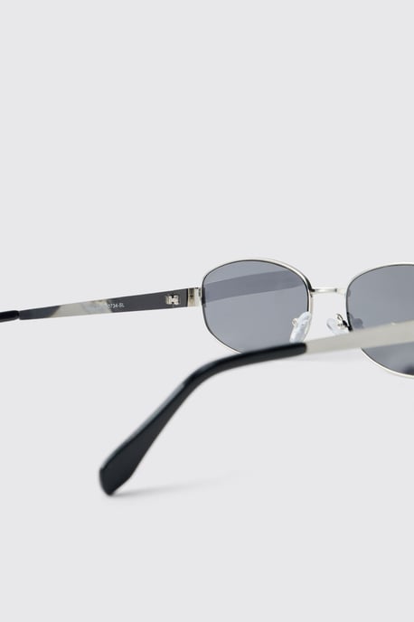 Man Round Metal Sunglasses - Image 4