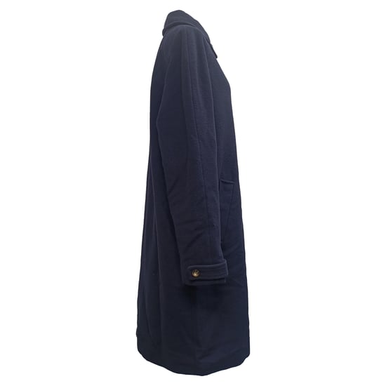 A.P.C. Ethan Coat in Navy Blue Wool - Image 2