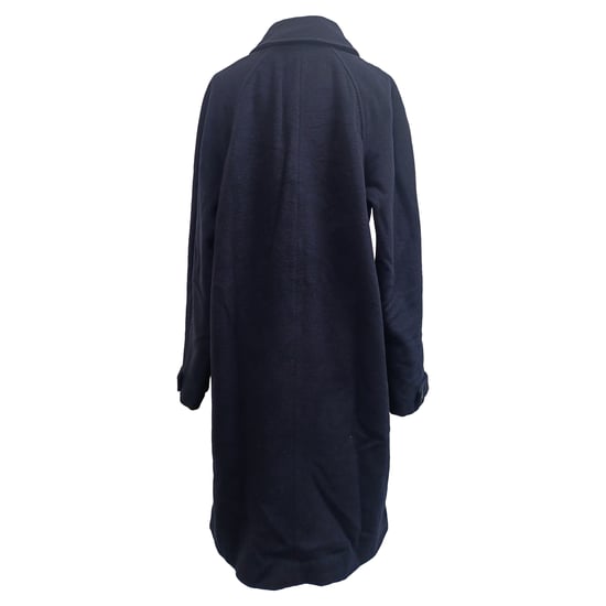 A.P.C. Ethan Coat in Navy Blue Wool - Image 3