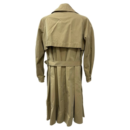 Alexander McQueen Reconstructed Gabardine Layered Trench Coat in Beige Cotton - Image 3