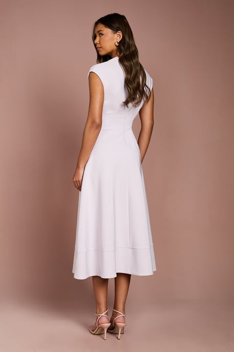 Belted Crepe Dress - Image 3