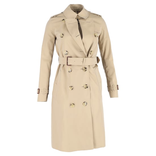 Burberry Chelsea Heritage Dubbelknäppt Trenchcoat i Beige Bomull - Image 1