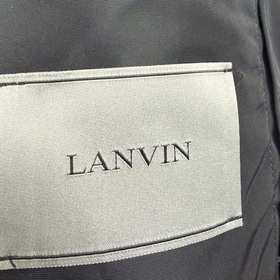 Lanvin – Enter Nothing – Mönstrad bomberjacka i svart nylon - Image 4