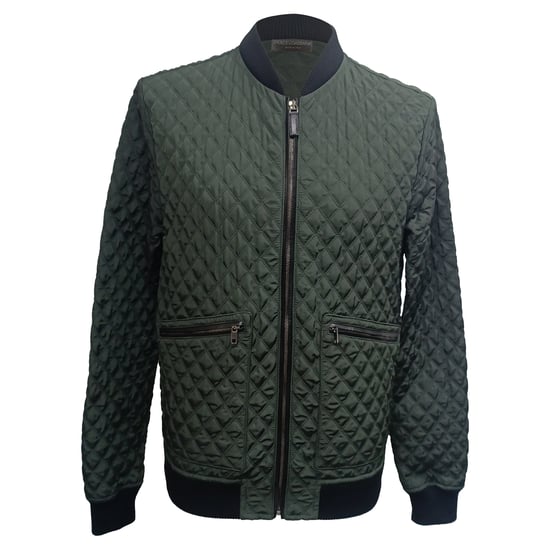 Dolce & Gabbana gewatteerde bomberjack in olijfgroen polyamide - Image 1