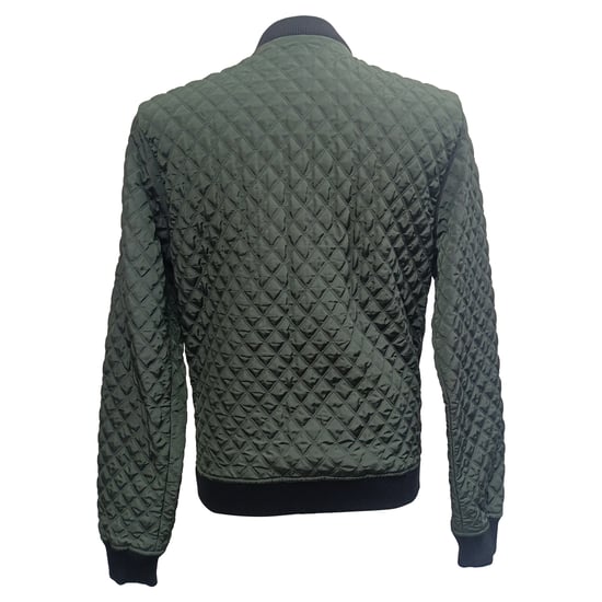 Dolce & Gabbana gewatteerde bomberjack in olijfgroen polyamide - Image 2