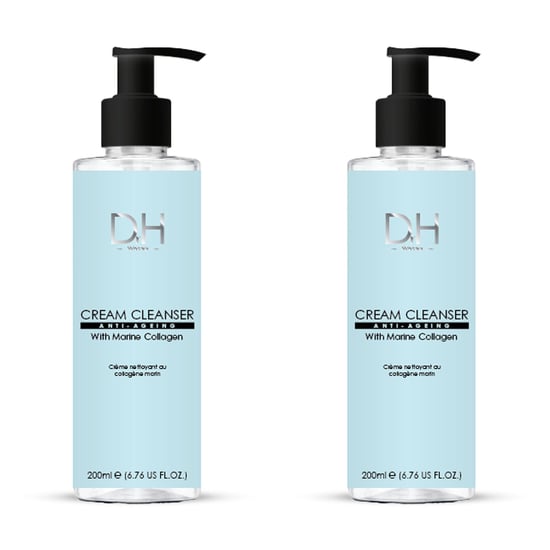 Cream Cleanser with Marine Collagen 200ml x 2 Duo Set - Image 1