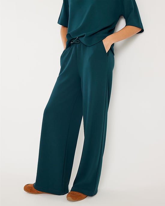River Island Womens Joggers Green Premium Wide Leg - Image 4
