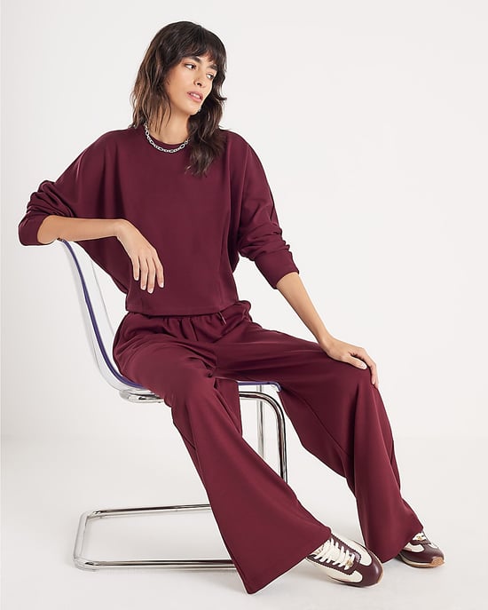 River Island Womens Sweatshirt Red Premium Batwing - Image 4