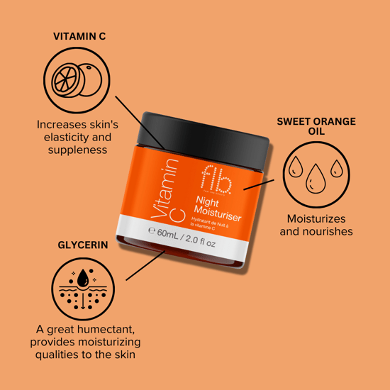 Vitamin C Night Moisturiser 60ml - Image 5