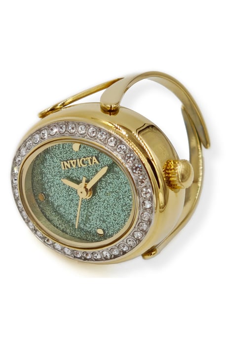 Invicta Mini 49602 Dames Horloge - Quartz Uurwerk - Roestvrij Staal met groene Wijzerplaat - 24mm - Image 2