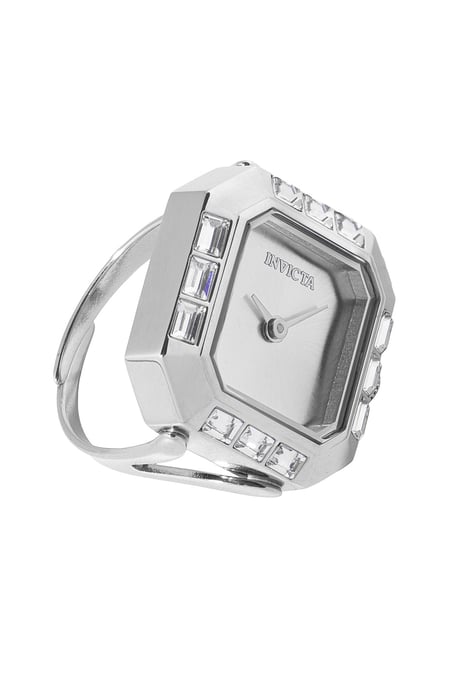 Invicta Mini 49580 Dames Horloge - Quartz Uurwerk - Roestvrij Staal met zilveren Wijzerplaat - 21mm - Image 2