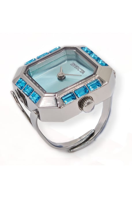 Invicta Mini 49579 Dames Horloge - Quartz Uurwerk - Roestvrij Staal met blauwe Wijzerplaat - 21mm - Image 2
