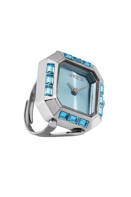 Invicta Mini 49579 Dames Horloge - Quartz Uurwerk - Roestvrij Staal met blauwe Wijzerplaat - 21mm - Image 3
