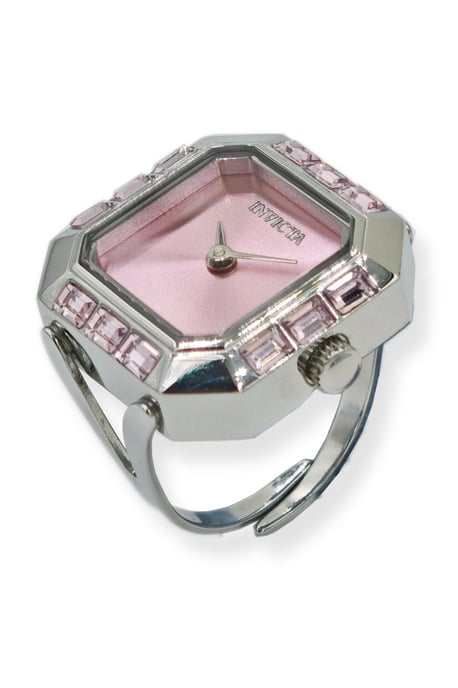 Invicta Mini 49581 Dames Horloge - Quartz Uurwerk - Roestvrij Staal met roze Wijzerplaat - 21mm - Image 4
