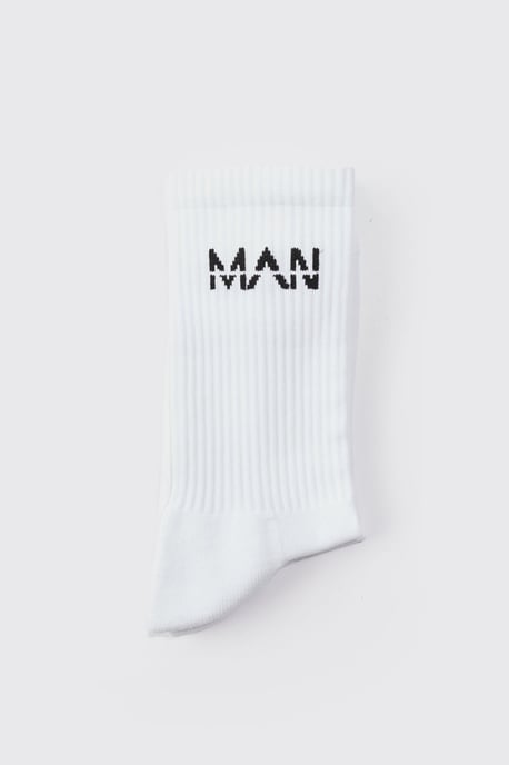Man Active Training Grip Crew Socks - Image 2