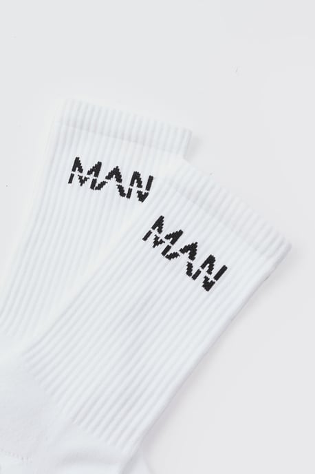 Man Active Training Grip Crew Socks - Image 3