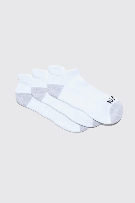 Man Active Cushioned Training Trainer 3 Pack Socks - Image 1