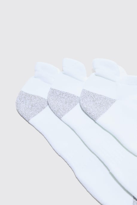 Man Active Cushioned Training Trainer 3 Pack Socks - Image 3