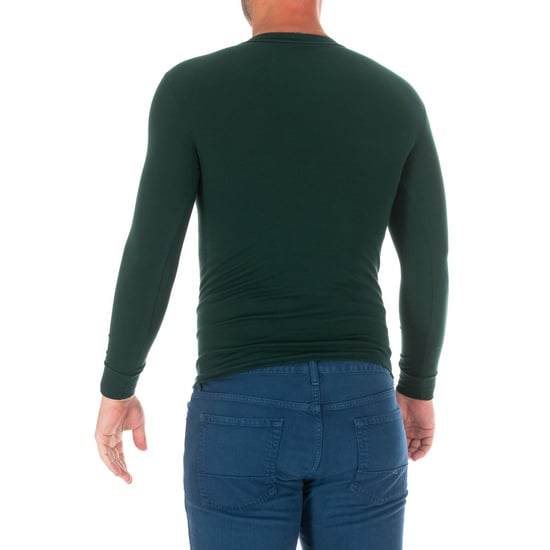 Långärmad t-shirt för män med medelhög hals 1625-H - Image 3