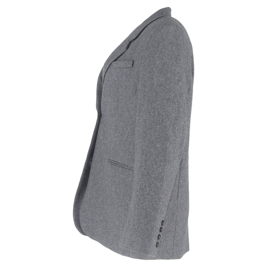Totême Single-Breasted Blazer in Grey Wool - Image 2