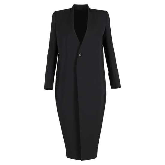 Rick Owens halflange jas van zwarte wol - Image 1