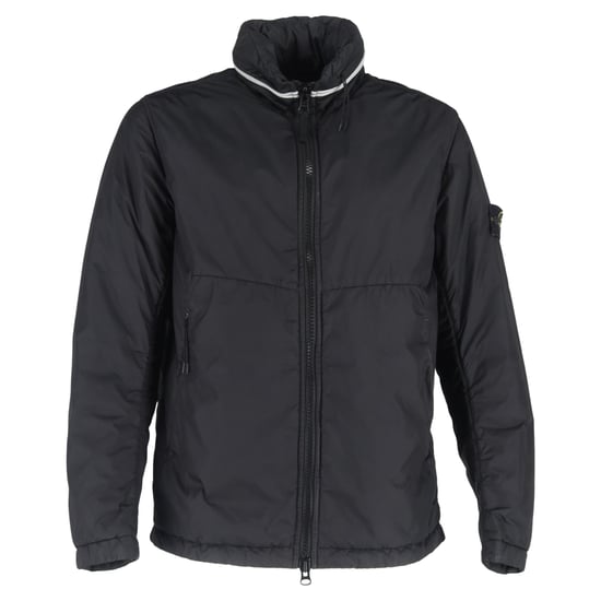 Stone Island Hidden Hood Jacket in Black Nylon - Image 1