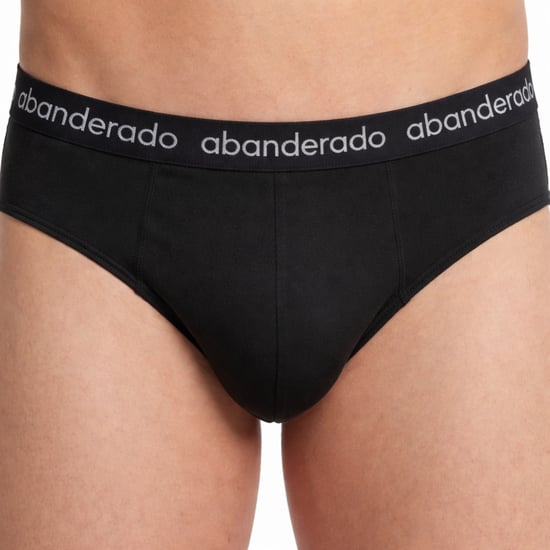 Pack of 2 Men's Elastic Cotton Briefs AA595 - Image 3