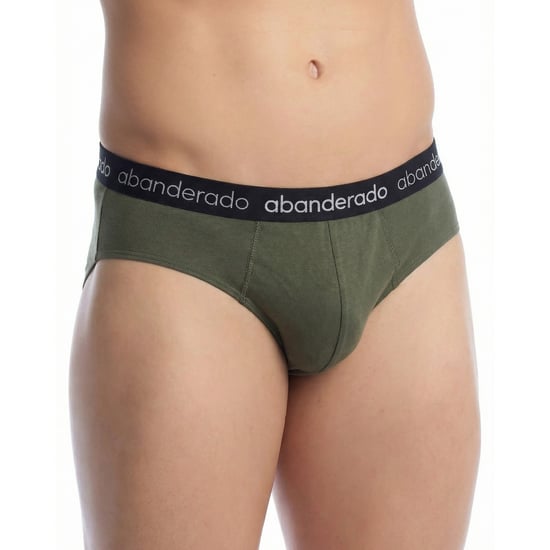 Pack of 2 Men's Elastic Cotton Briefs AA595 - Image 5