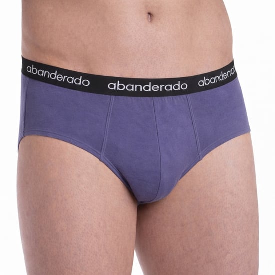 Pack of 2 Men's Elastic Cotton Briefs AA595 - Image 2