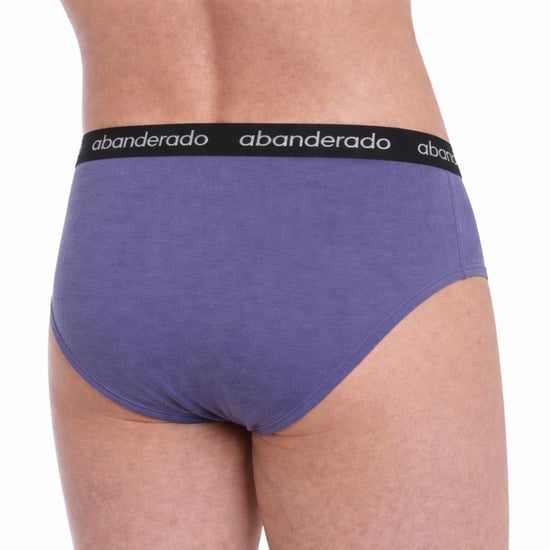 Pack of 2 Men's Elastic Cotton Briefs AA595 - Image 4