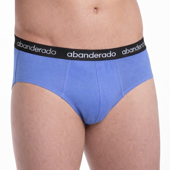 Pack of 2 Men's Elastic Cotton Briefs AA595 - Image 5